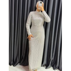 BONCUK ABİYE GRİ RENK