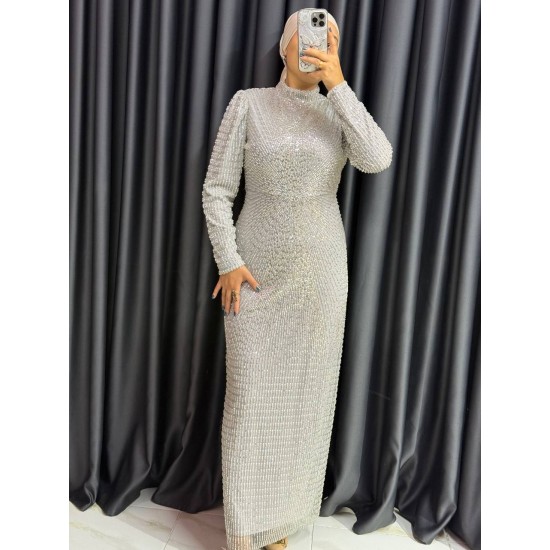 BONCUK ABİYE GRİ RENK