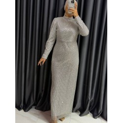 BONCUK ABİYE GRİ RENK