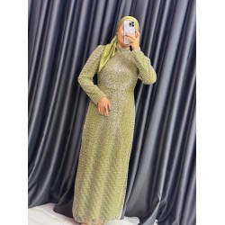 YEŞİL BONCUK ABİYE