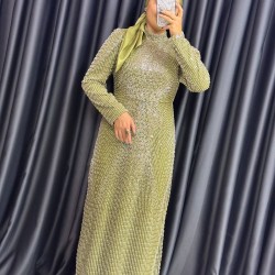 YEŞİL BONCUK ABİYE