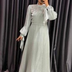 Serra Mint Yeşili abiye 