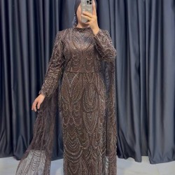 SEMRA ABİYE KAHVERENGİ