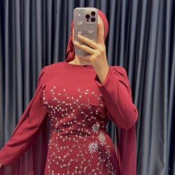 ASİL ABİYE BORDO RENK