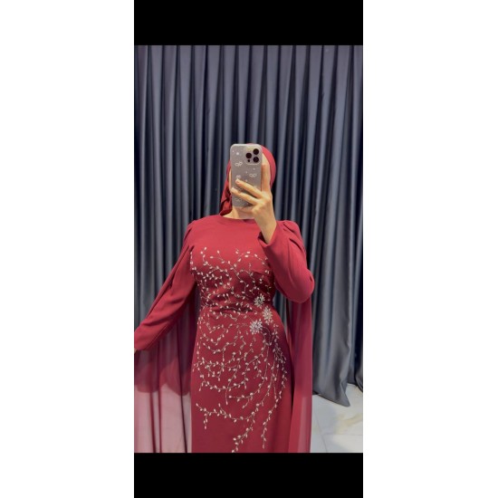 ASİL ABİYE BORDO RENK