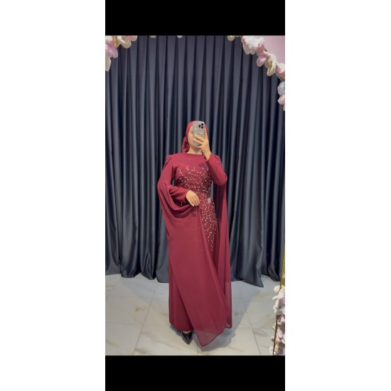 ASİL ABİYE BORDO RENK