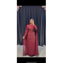 ASİL ABİYE BORDO RENK