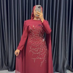 ASİL ABİYE BORDO RENK