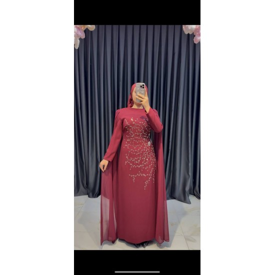 ASİL ABİYE BORDO RENK